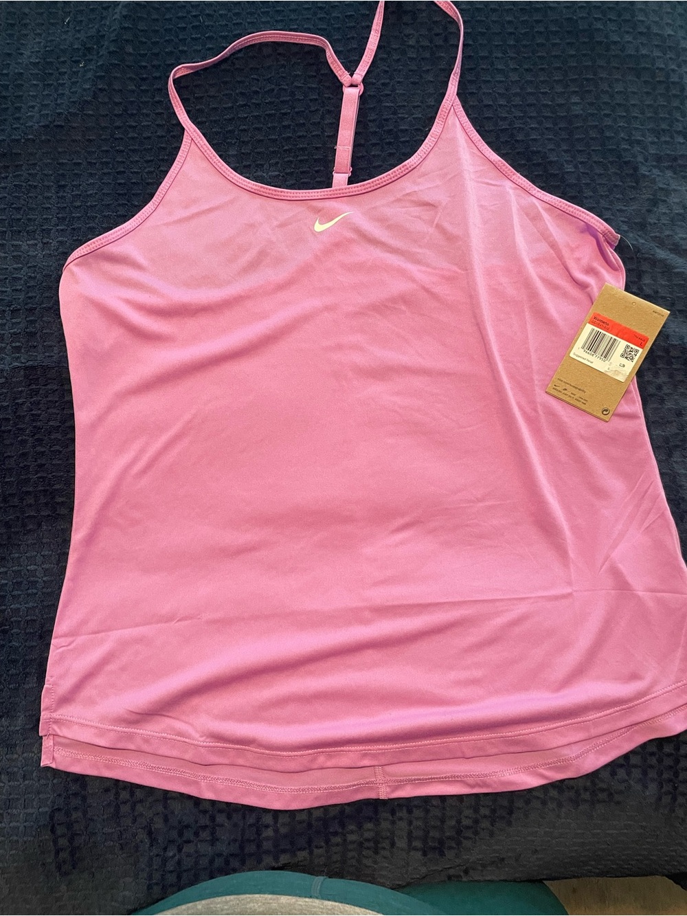 Nike Pink Racerback Performance Tank - Picture 2 of 4